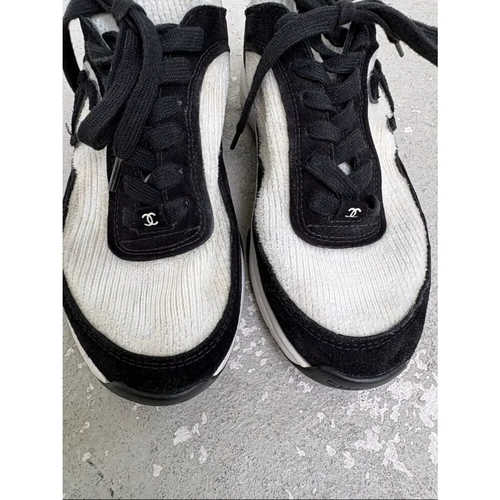Chanel interlocking cc runner trainers